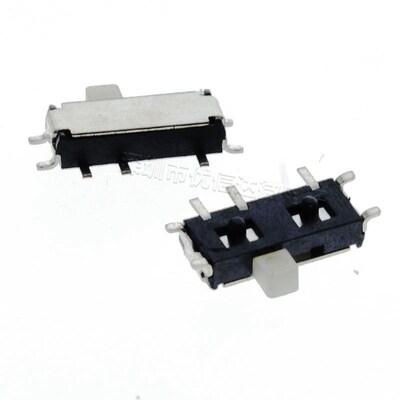 七脚拔动MSK12C01立式贴片1P2T贴片迷你型  侧拨MP3/MP4滑动开关