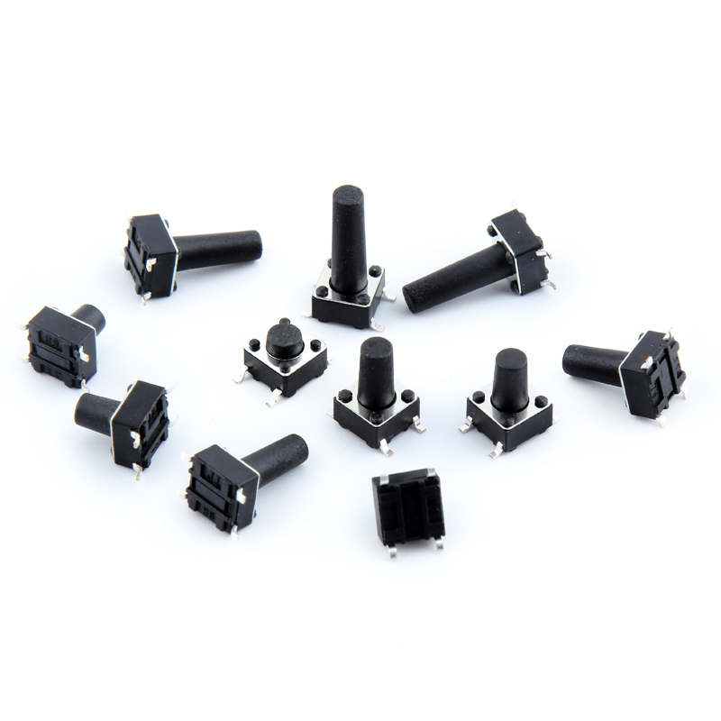 贴片式轻触微动按键开关6x6x5mm/6/7/8/9/8/9/10 6*6*11/12/13/15