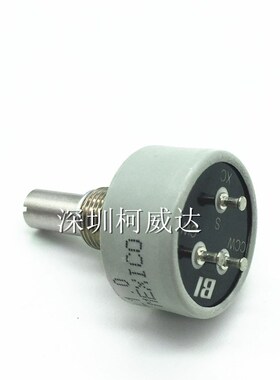 原装美国BI导电塑料电位器 6187R 1K 5K 10K 20K 360无极转 L.1