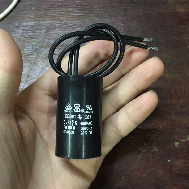 电机电容 CBB61 400V 3uF吊扇电容 水泵电容 启动电容 抽油烟机