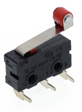 行程限位开关ZW12 触点按键KW-11 三脚 直柄紫色微动开关