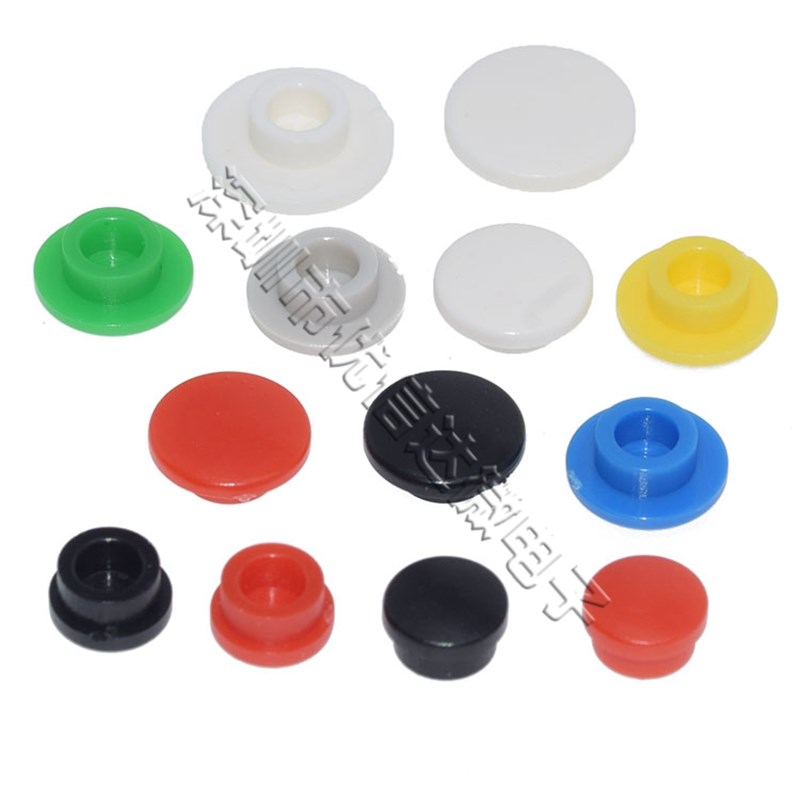 A29按键帽圆形配6*6轻触开关外径6/8/10MM内径3.1/3.2/3.45MM草帽