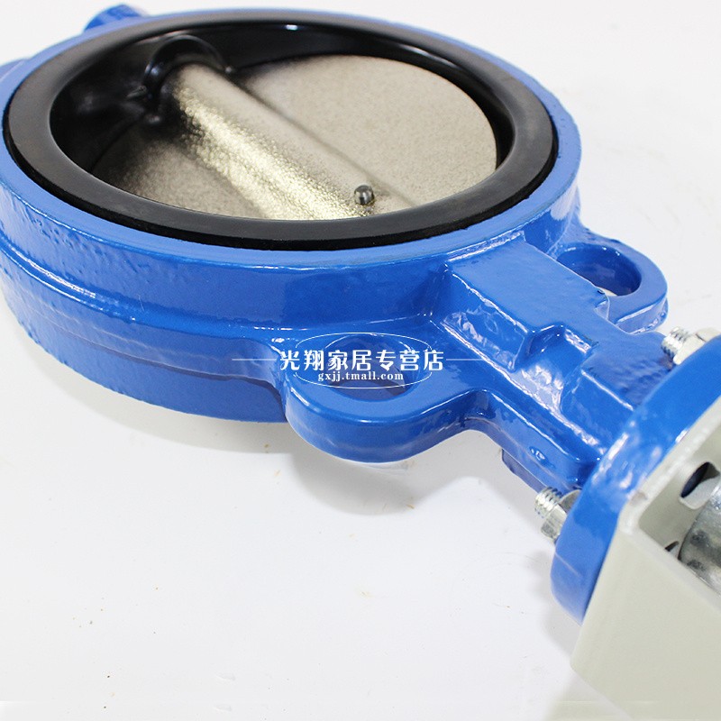 D971X-1f0 16 电动蝶阀 电动对夹式蝶阀 电动软密封蝶阀DN40-DN40