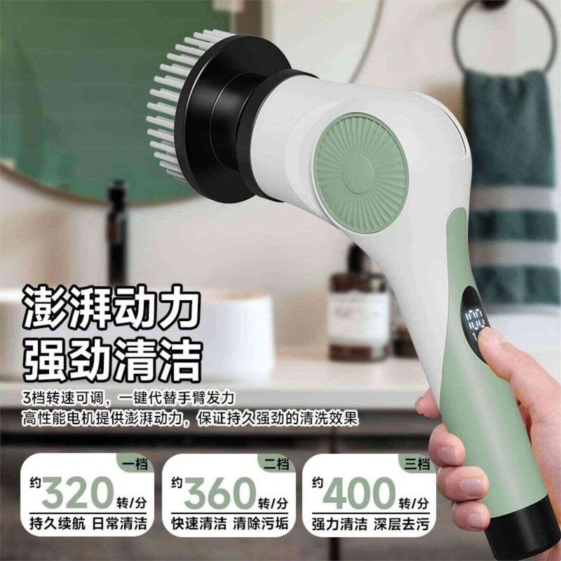 电动拖把家用多功能清洁刷全自动懒人拖布干湿两用一拖净擦天花板图片