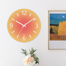 网红北欧墙上挂钟家用客厅钟表静音表卧室时钟时尚石英钟创意挂表