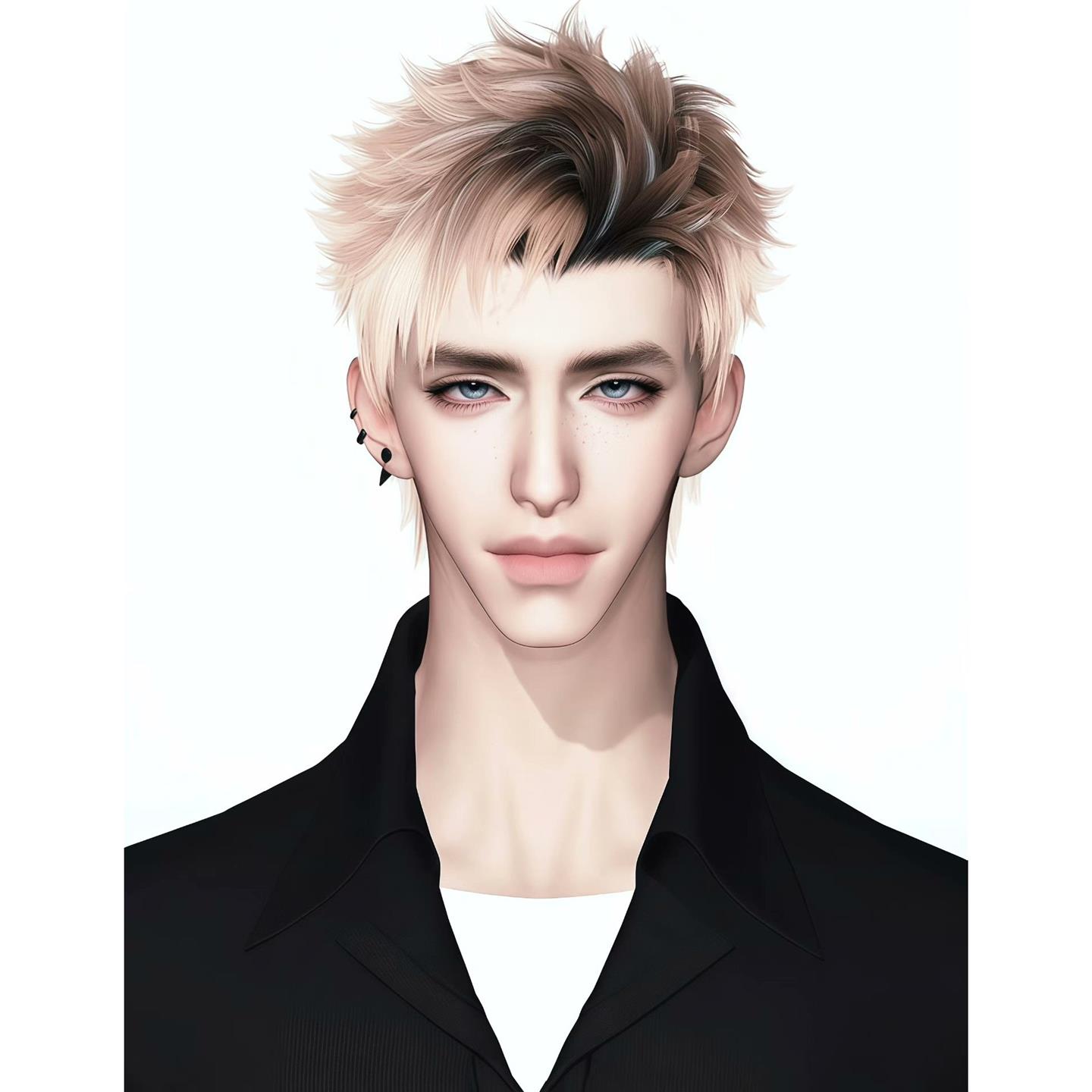 3款 真理 Yukiii 漫画公式脸 逆水寒手游捏脸男通用