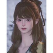 端游手游通用 燕云十六声捏脸女 黄小豆 大大福福卷