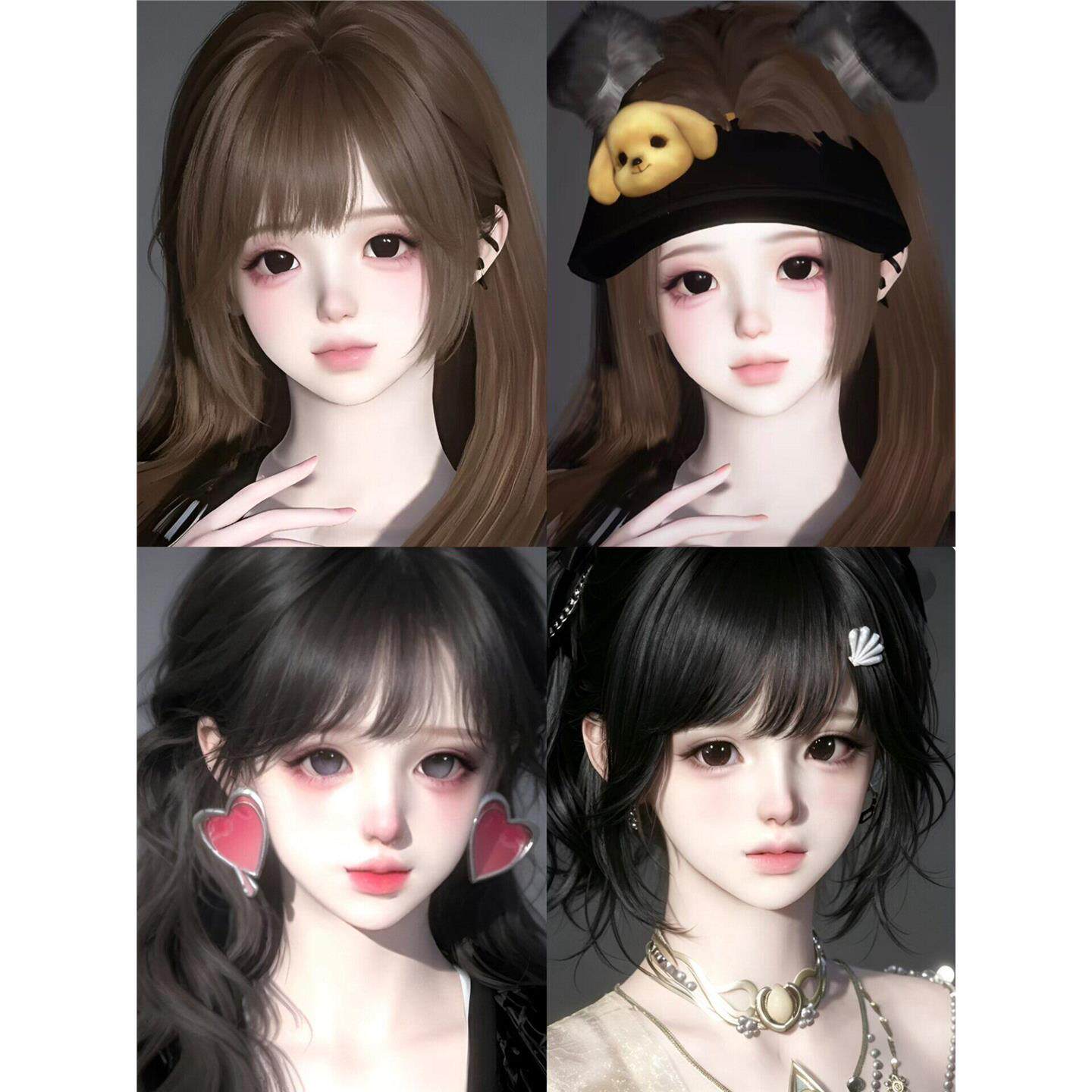 发3 嘟嘟 Luna doll 李寻欢 逆水寒手游捏脸女通用 新世界