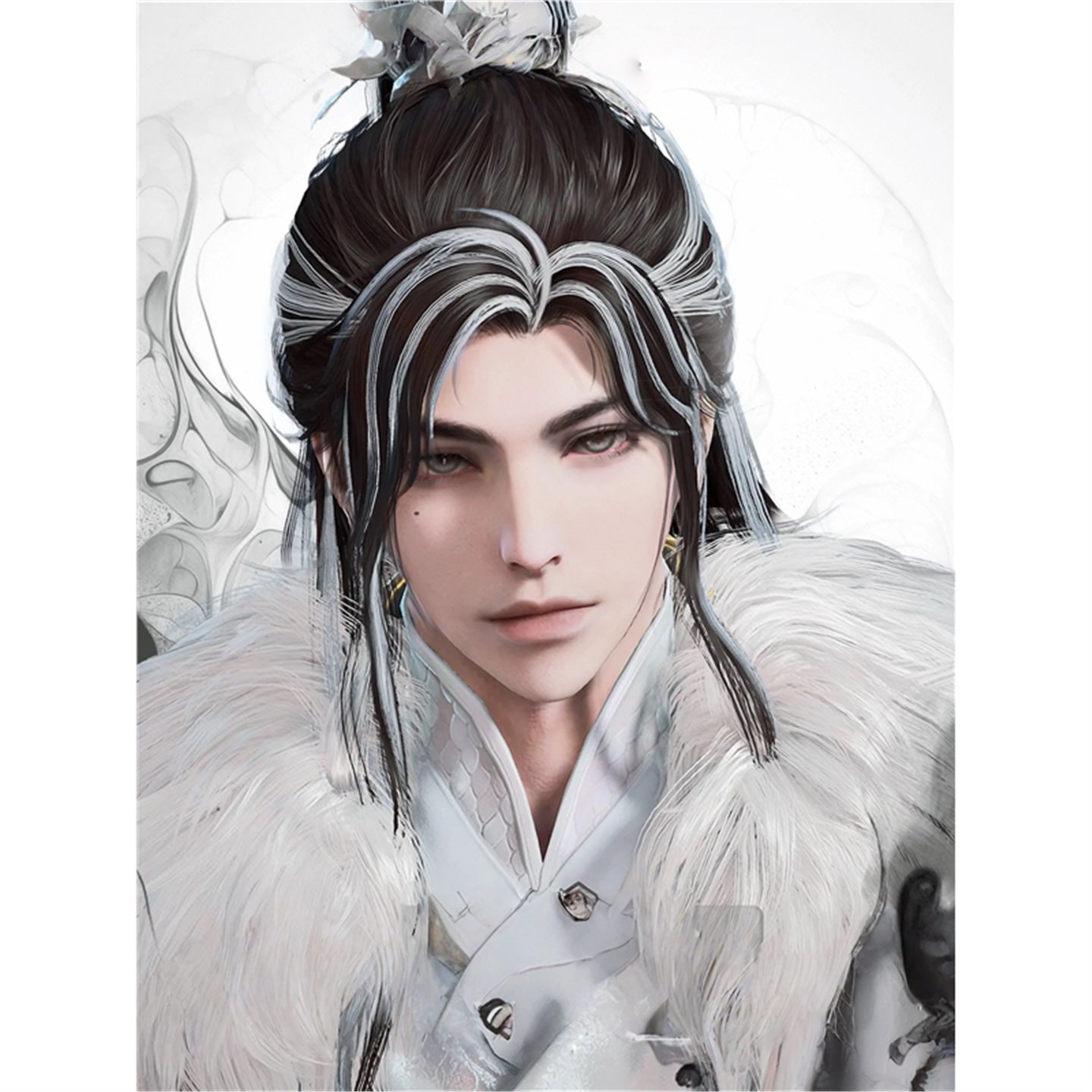 国服端游 永劫无间捏脸数据 男脸型 李寻欢 玉容