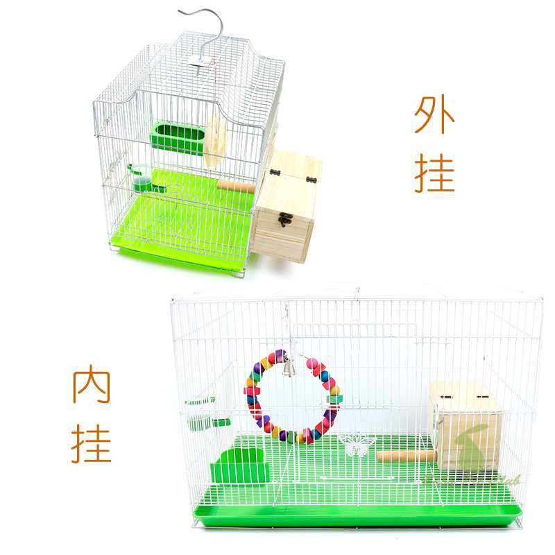 玄凤虎皮牡丹鹦鹉鸟用繁殖箱鸟窝鸟巢竖式鸟笼配件用品保暖木质挂
