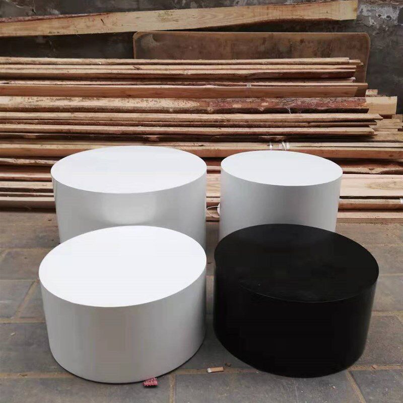 圆形展示地台服装店橱窗台圆形网红直播台试衣台婚纱站台模特地