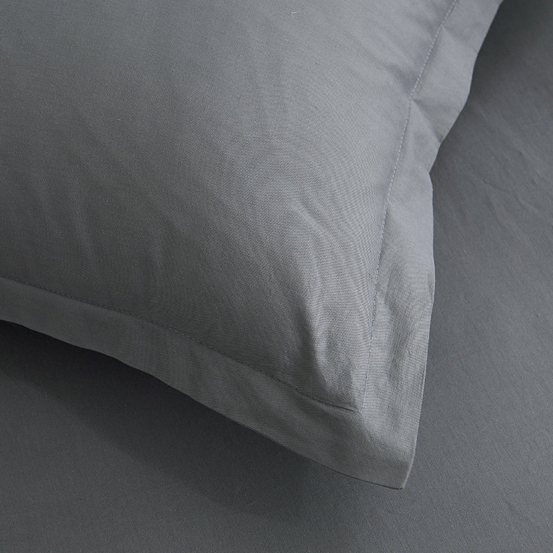 全棉枕套单人大号枕头套一对装 48/74cm纯棉信封式简约家用枕芯套