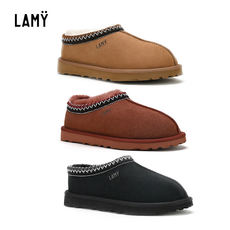 【烈儿超级年货节】LAMY民族风皮毛一体厚底雪地靴HZ0008L
