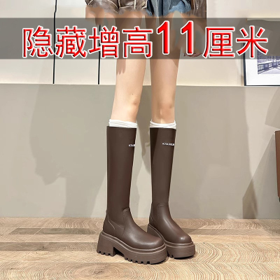 芭嫦葆新款12cm长筒靴