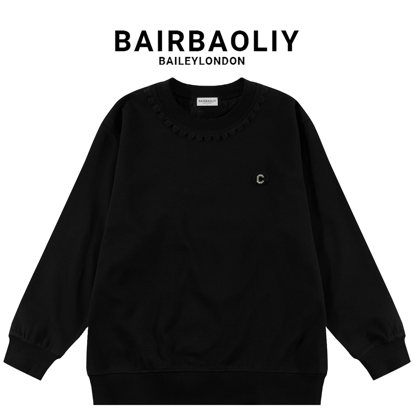 BAIRBAOLIY小香风秋冬新款卫衣