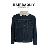 BAIRBAOLIY潮流经典 复古休闲夹克男秋冬加绒加厚保暖百搭牛仔外套