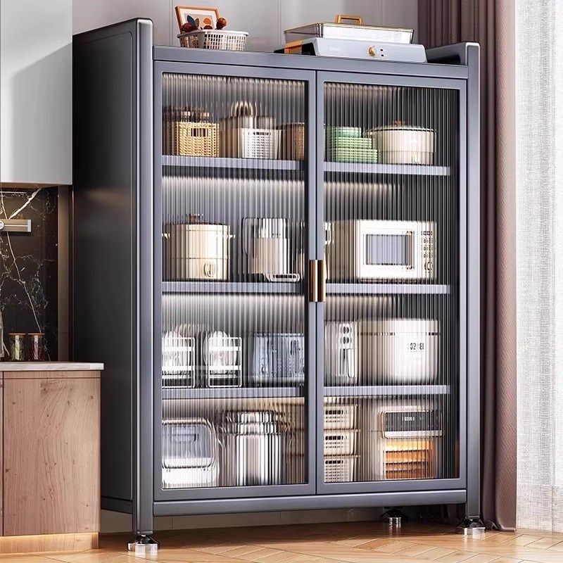 厨房多功c能餐边柜落地多层厨房置物架落地多层储物橱柜锅具收纳,厨房/烹饪用具,厨房置物架/置物柜/角架,淘宝优惠券,粉丝福利购,淘宝优惠卷