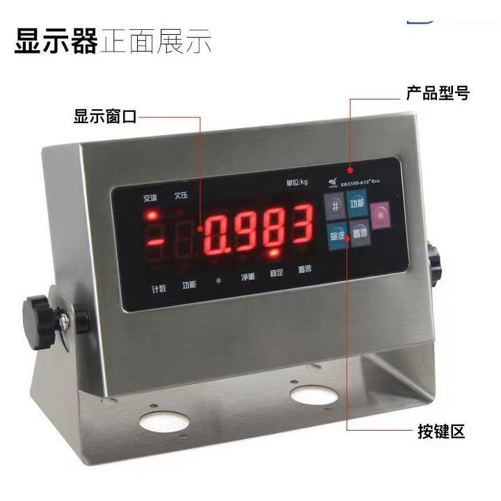 称重仪AXK190-A表锈钢仪表上海XK190-2ESS稳不定防抖地磅称重1显