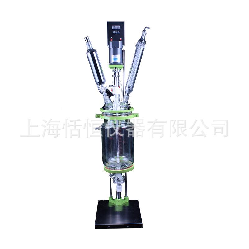 实验反釜玻应璃反应0器1L2L反5L10L2L50L100L双层玻RAT系列璃应釜