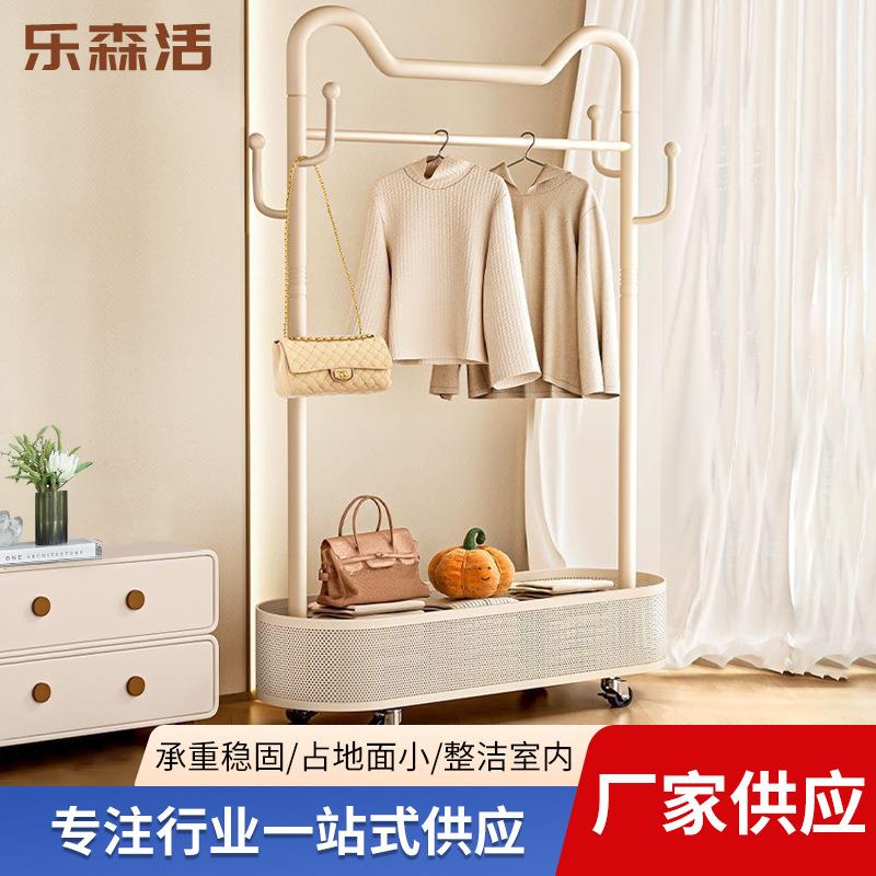 挂衣架落地家用卧室主卧内房间的晾置衣帽架子床边简易脏衣篓衣架