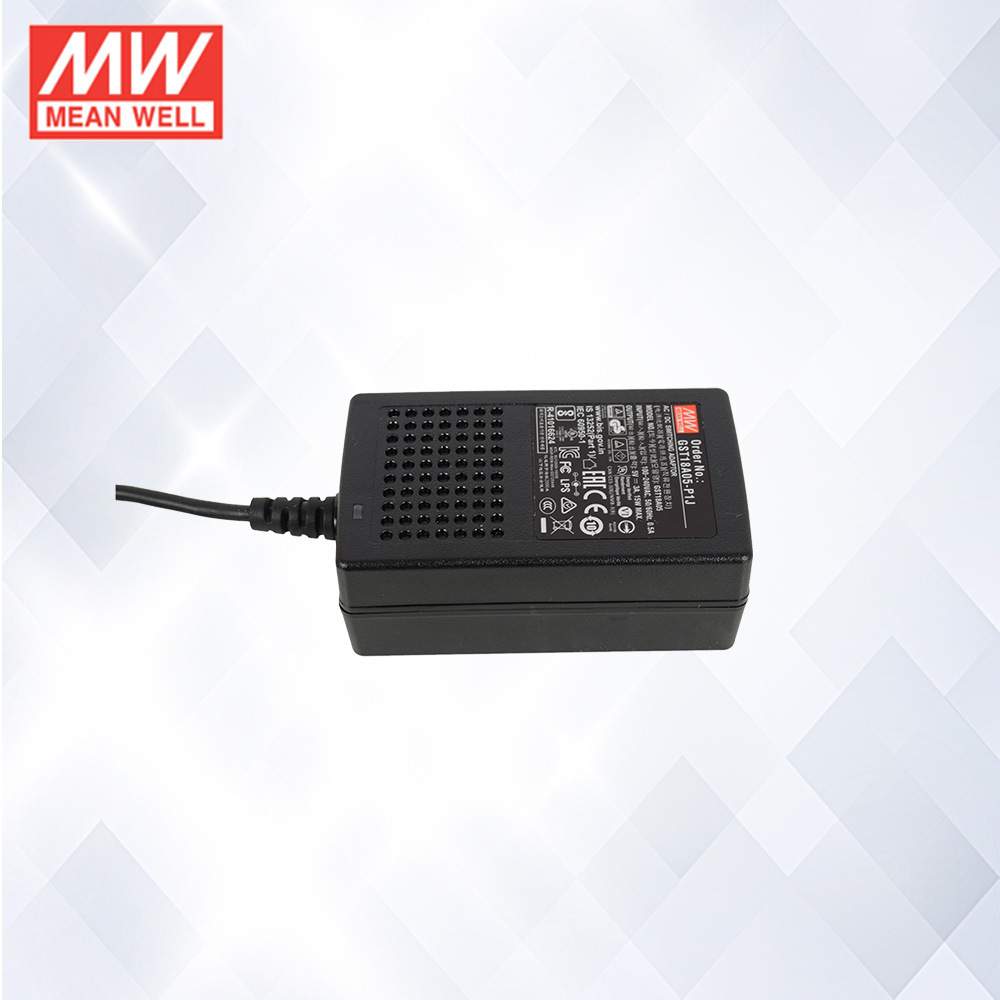 明纬适配器GST18A12V19V24V48V18W灯条监控配电箱稳压 电源适配器