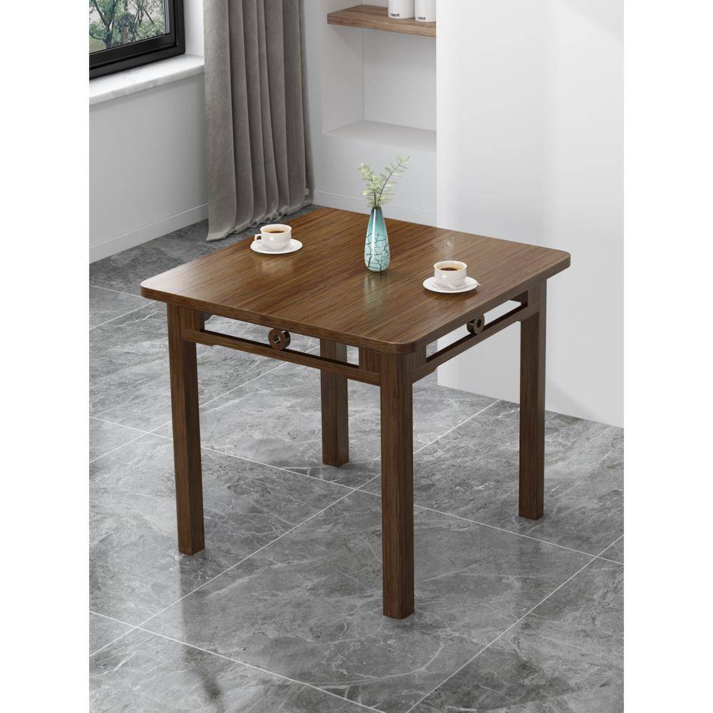 A10L四方桌客厅正方形餐桌吃饭桌简约茶桌实木家用小户型写字学习