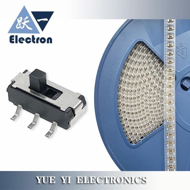 编带盘装6脚拨动开关MST-22D18(2P2T)六脚二挡立式贴片mini小型