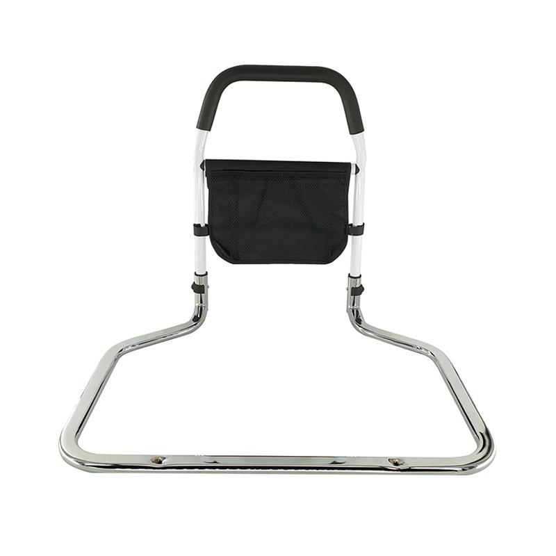 老人床边扶手扁管大底座高度固定起身起床辅助器助力架防摔免打孔