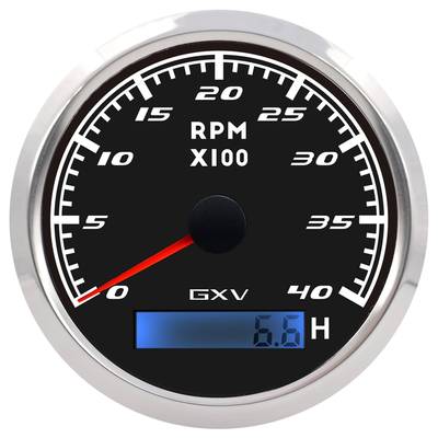 仪表盘计时转速表汽车油位表发电机组特殊车辆防水防雾指针转速表