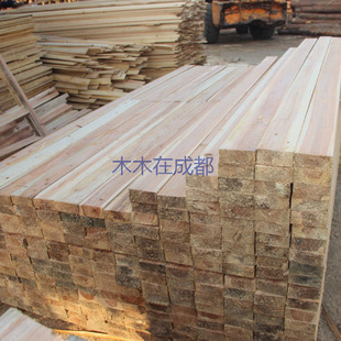 实木床板无拼接杉木板条排骨架原木楼板木屋10厘米宽长度可定制