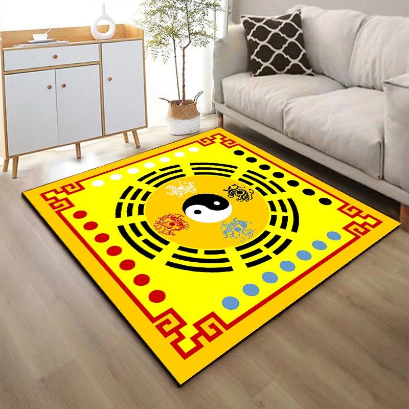 道家先天后天太极八卦图地毯地垫打坐垫加厚加密踏罡步斗罡毯定制