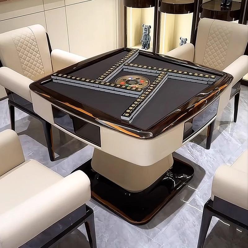 全自动麻将机豪宅别墅大平层轻奢麻将桌高端家用会所静音棋牌桌