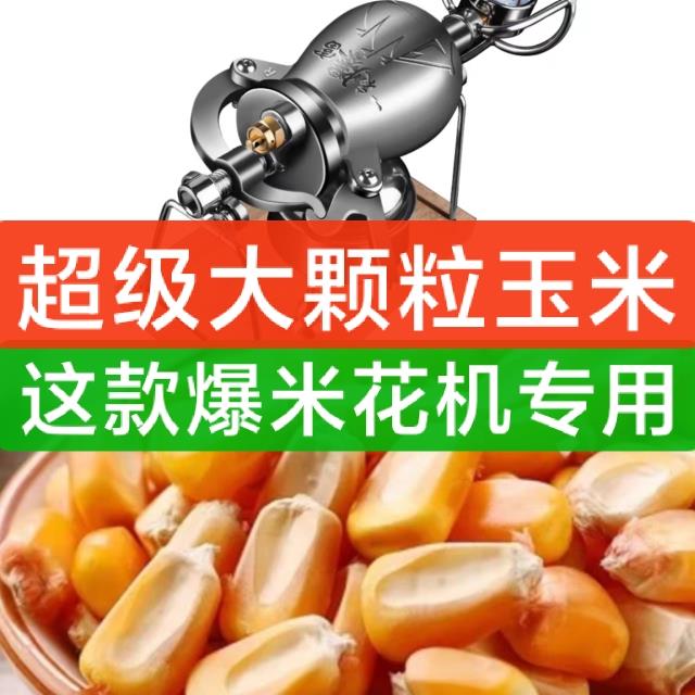 干玉米粒老式爆米花专用爆花玉米粒大颗粒传统爆米花机专用玉米粒