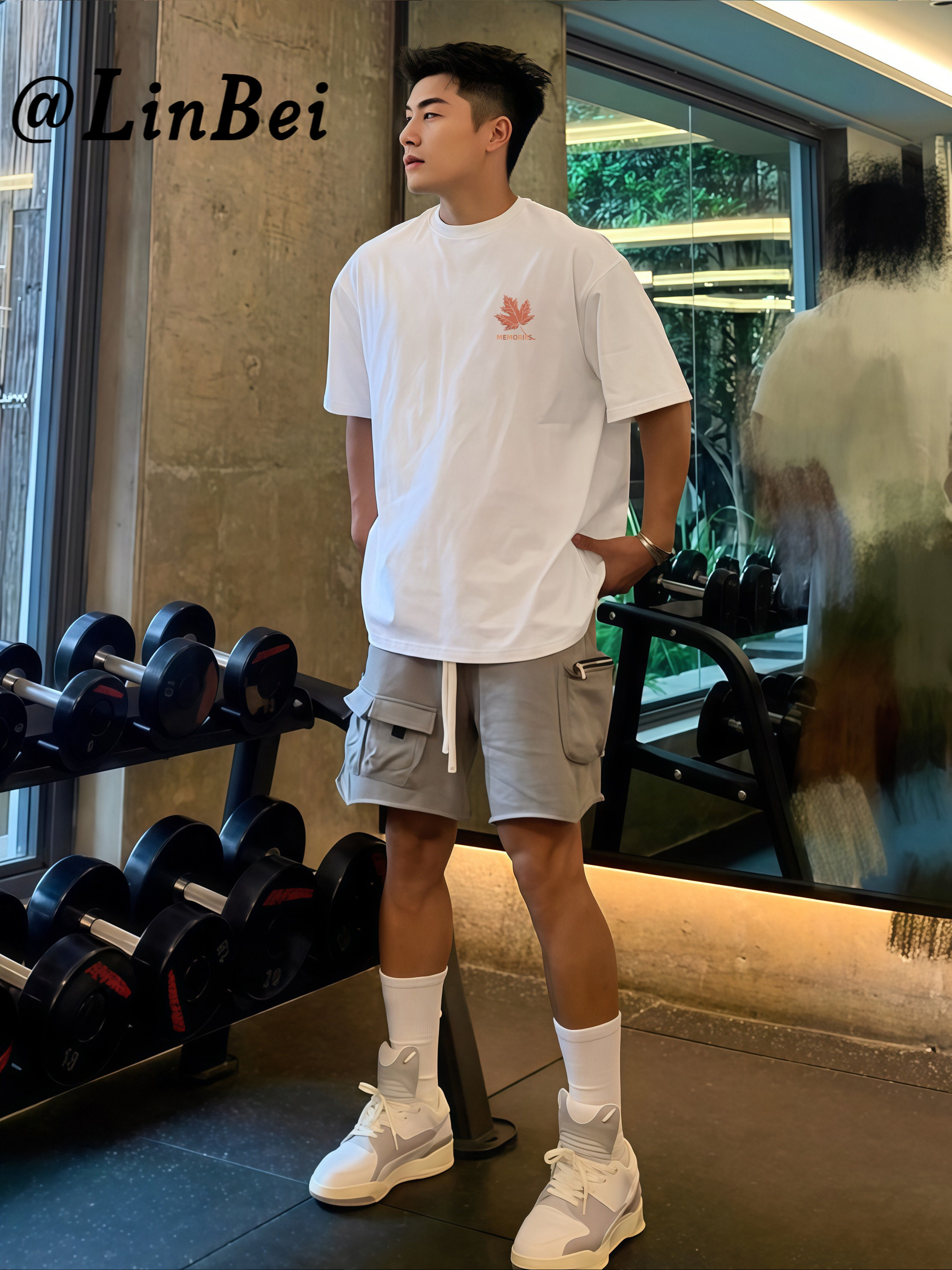 Men’s Casual Short Sleeve T-Shirt – Relaxed Fit Summer Tee, Minimalist Everyday Wear Top