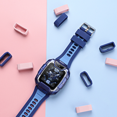 适用于华为儿童5pro表带表环圈5Pro智能电话手表定位扣表带扣同色扣子硅胶卡扣套圈腕带GR-L10通用替换配件