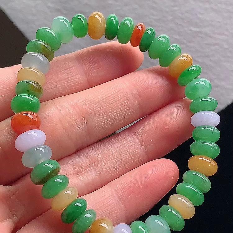 缅甸翡翠手串玉手串天然玉石A货