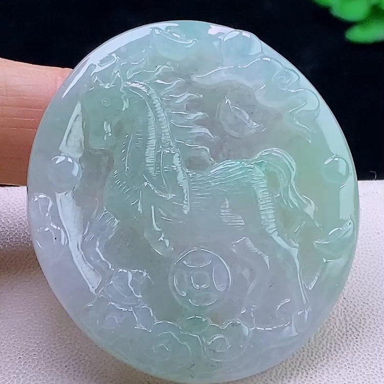 缅甸翡翠马牌玉吊坠天然玉石A货冰种老坑正品证书高档礼物0114,珠宝/钻石/翡翠,颈饰,淘宝优惠券,粉丝福利购,淘宝优惠卷