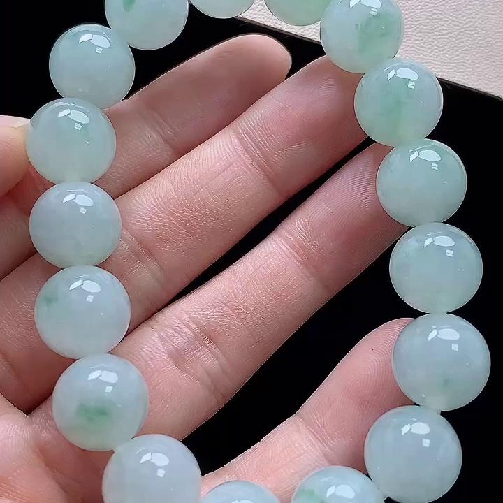 缅甸翡翠手串玉手串天然玉石A货