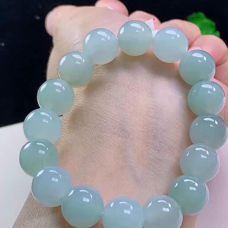 缅甸翡翠手串玉手串天然玉石A货