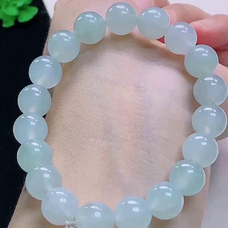 缅甸翡翠手串玉手串天然玉石A货