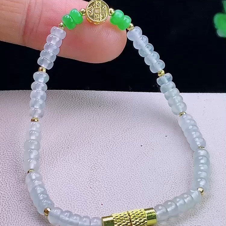 缅甸翡翠手串玉手串天然玉石A货冰种老坑新款正品证书收藏0110,珠宝/钻石/翡翠,手链/手串,淘宝优惠券,粉丝福利购,淘宝优惠卷
