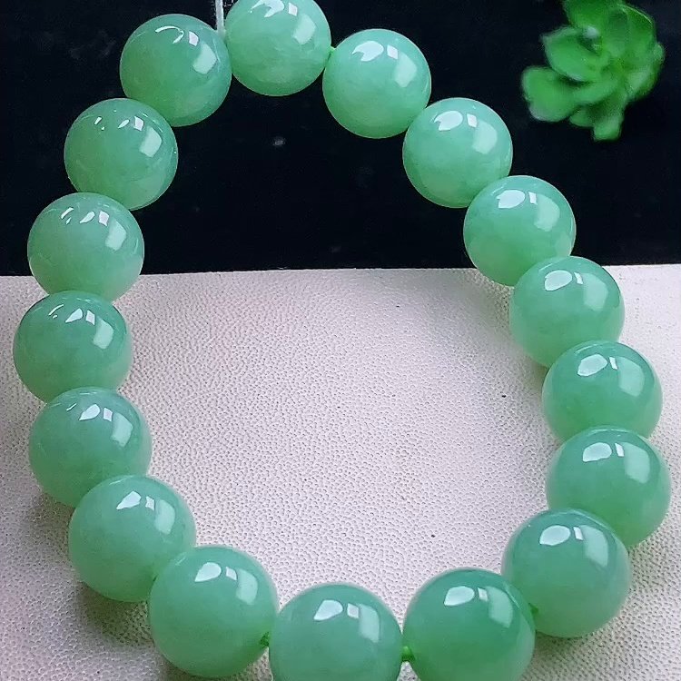 缅甸翡翠手串玉手串天然玉石A货冰种满绿证书正品老坑礼物0113,珠宝/钻石/翡翠,手链/手串,淘宝优惠券,粉丝福利购,淘宝优惠卷