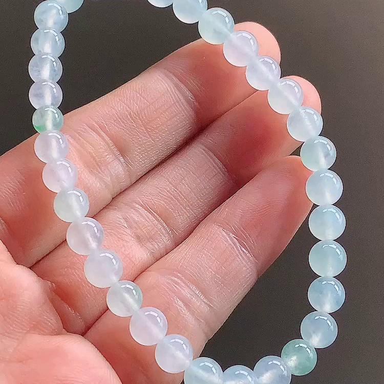 缅甸翡翠手串玉手串天然玉石A货