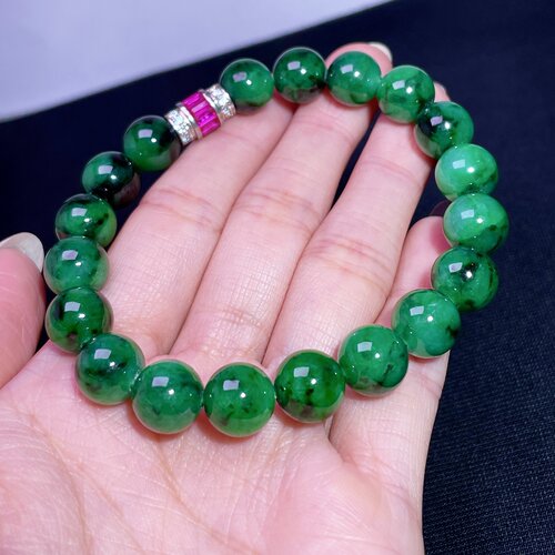 缅甸翡翠手串玉手串天然玉石A货