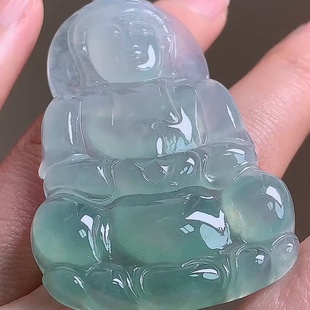 缅甸翡翠观音玉吊坠天然玉石A货冰种正品新款高档证书礼物0119