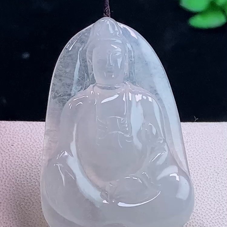 缅甸翡翠观音玉吊坠天然玉石A货冰种正品礼物证书高档老坑0114,珠宝/钻石/翡翠,颈饰,淘宝优惠券,粉丝福利购,淘宝优惠卷
