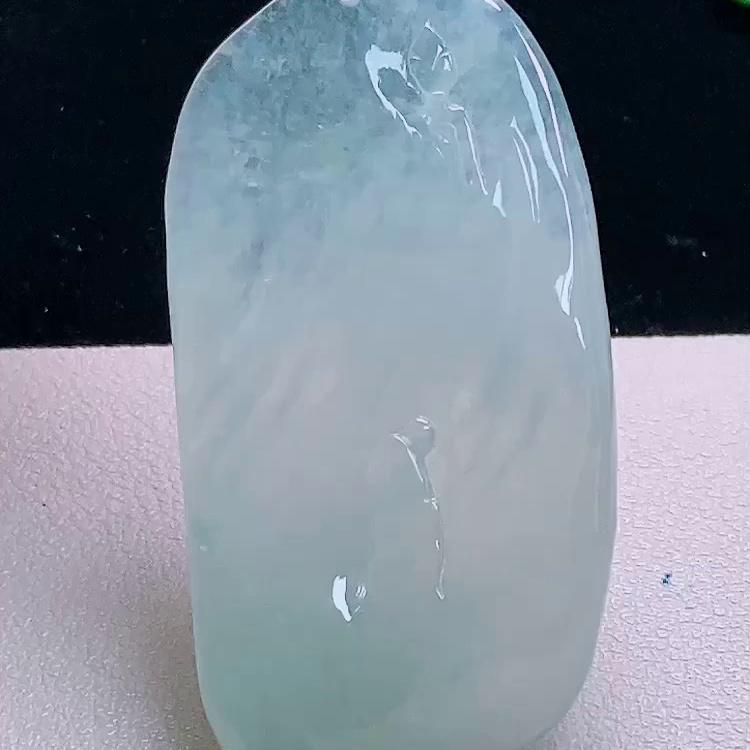 缅甸翡翠悟道玉吊坠天然玉石A货冰种老坑收藏新款证书礼物1028