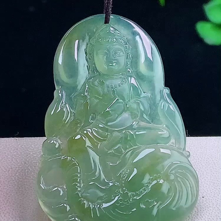 缅甸翡翠普贤玉吊坠天然玉石A货冰种收藏高档证书新款老坑0116,珠宝/钻石/翡翠,颈饰,淘宝优惠券,粉丝福利购,淘宝优惠卷