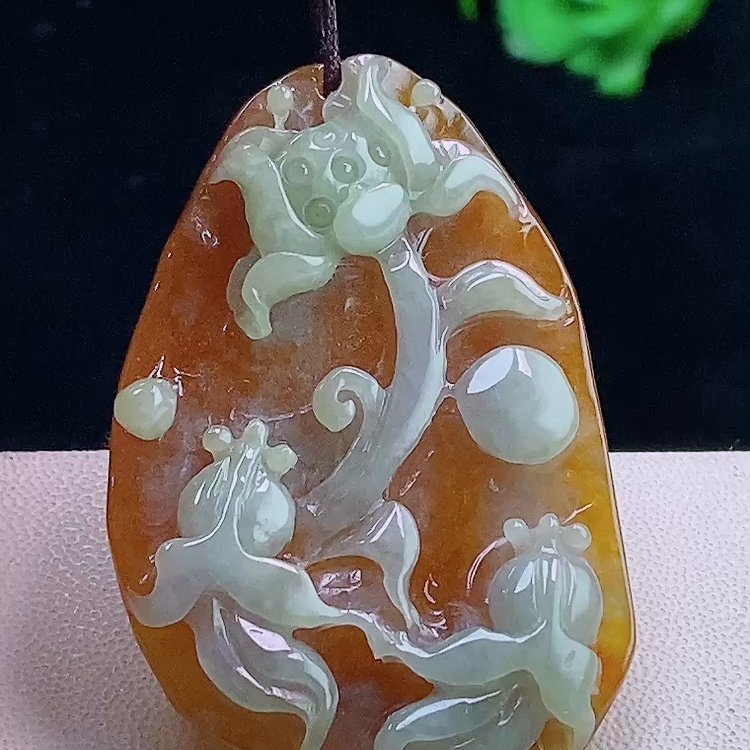 缅甸翡翠玉吊坠天然玉石A货冰种黄翡老坑收藏高档证书礼物0116,珠宝/钻石/翡翠,颈饰,淘宝优惠券,粉丝福利购,淘宝优惠卷