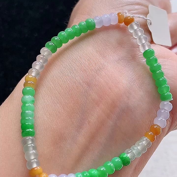 缅甸翡翠算盘玉手串天然玉石A货冰种正品新款礼物高档老坑0113,珠宝/钻石/翡翠,手链/手串,淘宝优惠券,粉丝福利购,淘宝优惠卷